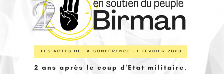 2023 AGIR EN SOUTIEN DU PEUPLE BIRMAN