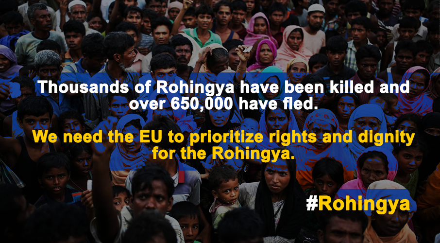 Des organisations de la société civile exhortent l’Union Européenne à prendre des mesures fermes en réponse à la crise Rohingya