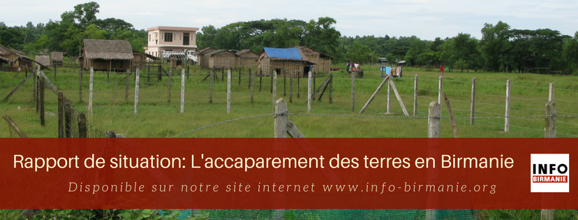 Rapport de situation: l’accaparement des terres en Birmanie