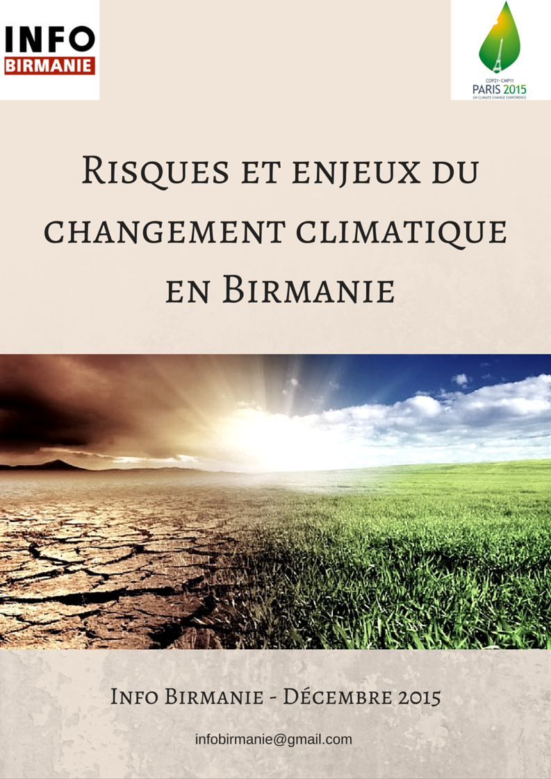 Rapport d’Info Birmanie « Risques et enjeux du changement climatique en Birmanie »