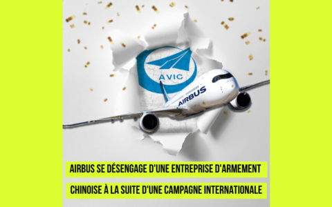 Airbus se désengage d’une entreprise d’armement chinoise à la suite d’une campagne internationale